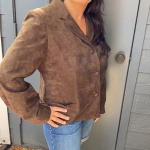 Stunning Suede Texture Liz Jacket
